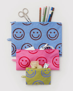 Baggu Flat Pouch Pop Happy Mix