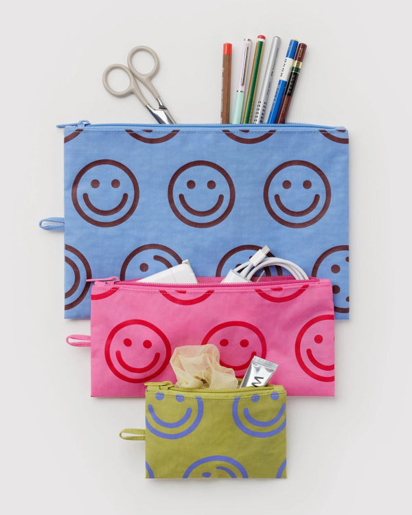 Baggu Flat Pouch Pop Happy Mix