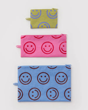 Baggu Flat Pouch Pop Happy Mix