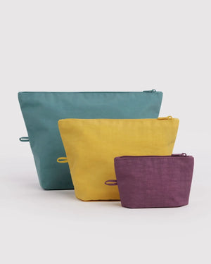 Baggu Go Pouch Jewel Mix (3teilig)