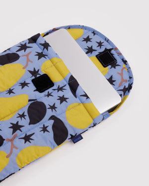 Baggu Puffy Laptop Sleeve 13"/14" Golden Pears