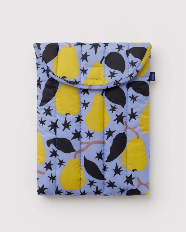 Baggu Puffy Laptop Sleeve 13"/14" Golden Pears