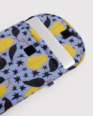 Baggu Puffy Laptop Sleeve 16" Golden Pears