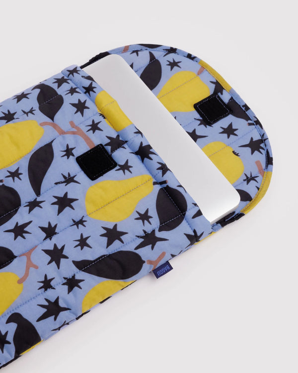 Baggu Puffy Laptop Sleeve 16" Golden Pears
