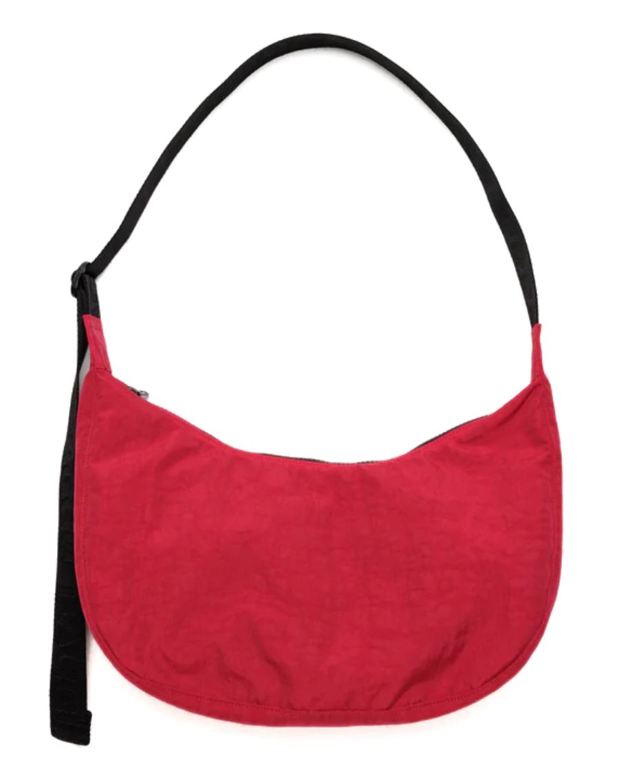 Medium Nylon Crescent Bag Candy Apple
