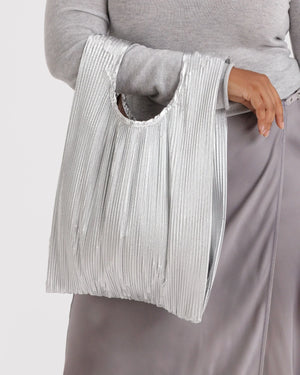 Baggu - Pleated Baggu Chrome Metallic