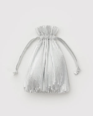 Baggu - Pleated Baggu Chrome Metallic
