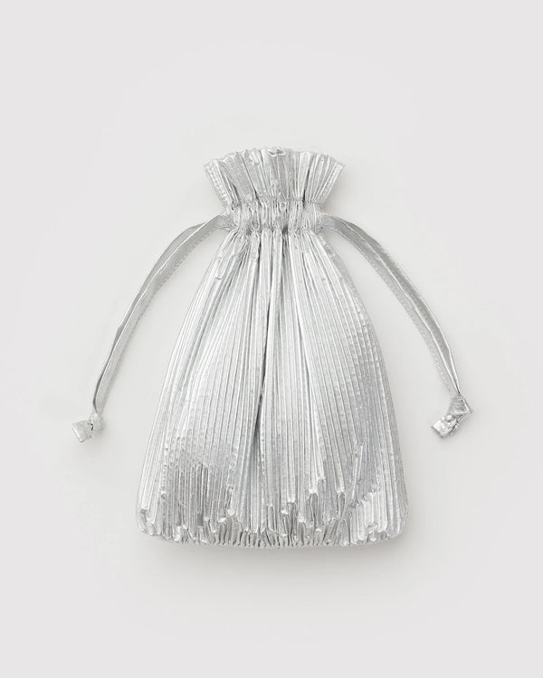 Baggu - Pleated Baggu Chrome Metallic