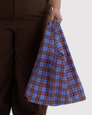 Baggu Standard Einkaufsbeutel Blue Tartan