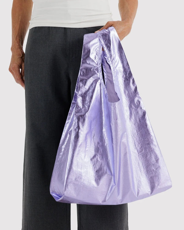 Baggu Standard Einkaufsbeutel Lavender Metallic