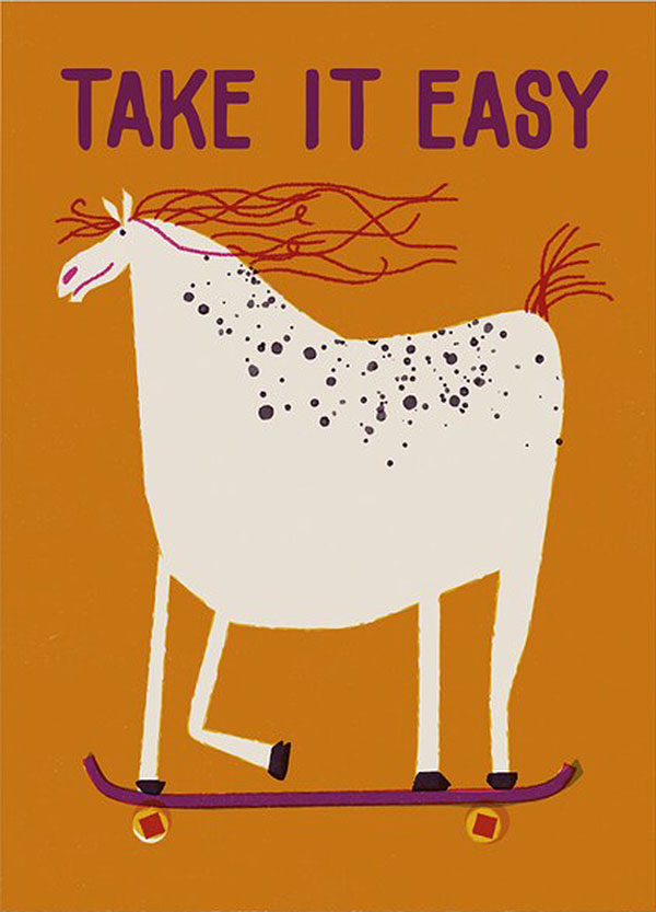 Take it Easy Postkarte