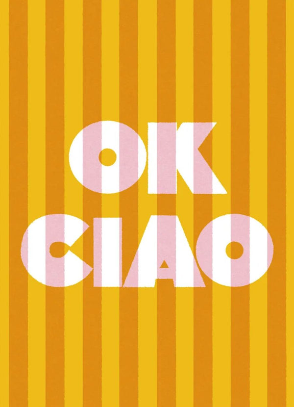 Ok Ciao Postkarte