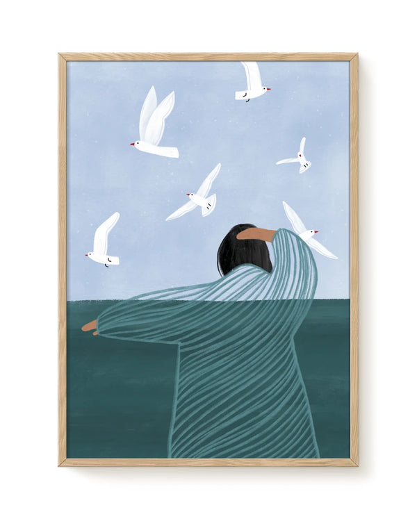 Seaside Poster (50x70cm)