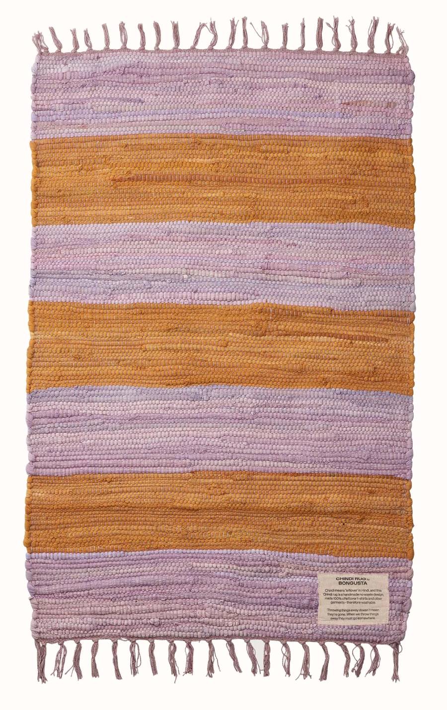 Chindi Teppich Lilac & Golden (60x90cm)