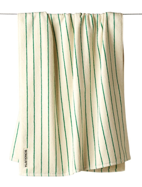 Naram Badehandtuch Pure White & Grass (70x140cm)