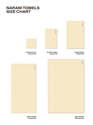 Naram Handtuch Vanilla (50x80cm)