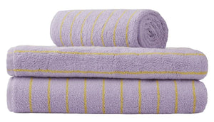 Naram Badehandtuch Lilac & Neon Yellow (70x140cm)