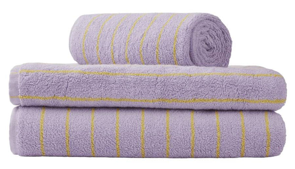 Naram Badehandtuch Lilac & Neon Yellow (70x140cm)