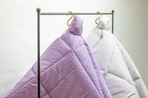 Puffy Blanket Tagesdecke Lavender