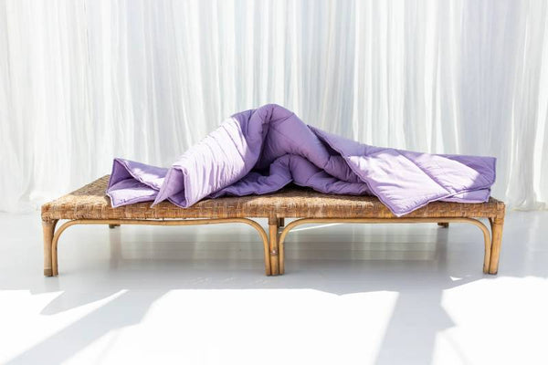 Puffy Blanket Tagesdecke Lavender