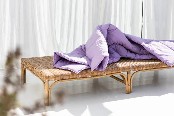Puffy Blanket Tagesdecke Lavender