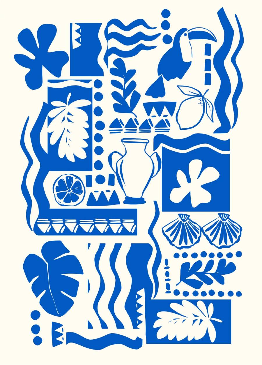 Toucan Blue Print (Din A3)