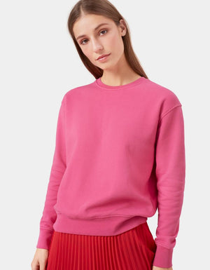 Women Classic Organic Crew Steel Blue