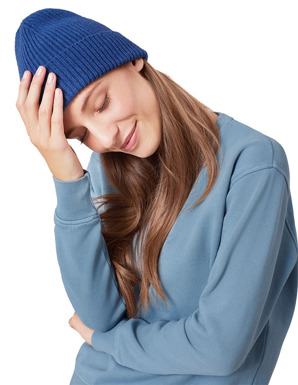 Colorful Standard - Merino Wool Beanie Navy Blue