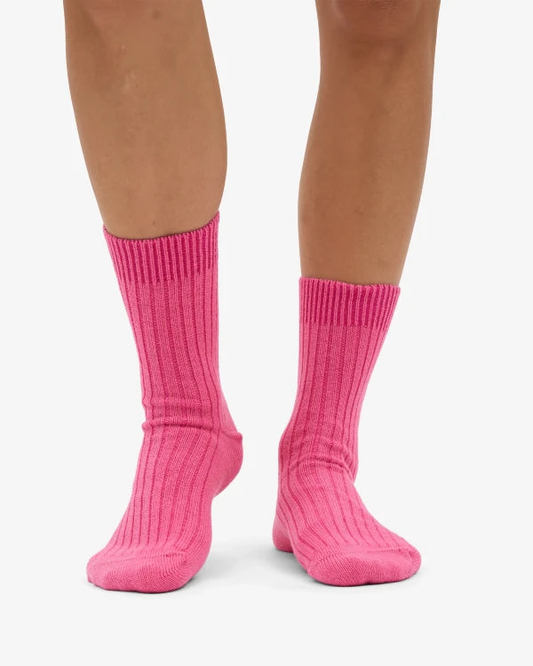 Colorful Standard - Merino Woll Socken Bubblegum Pink