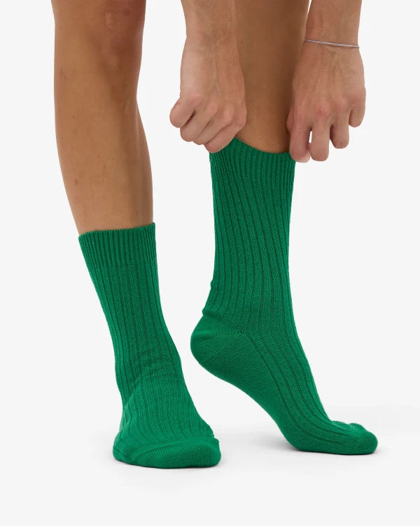 Colorful Standard - Merino Woll Socken Kelly Green