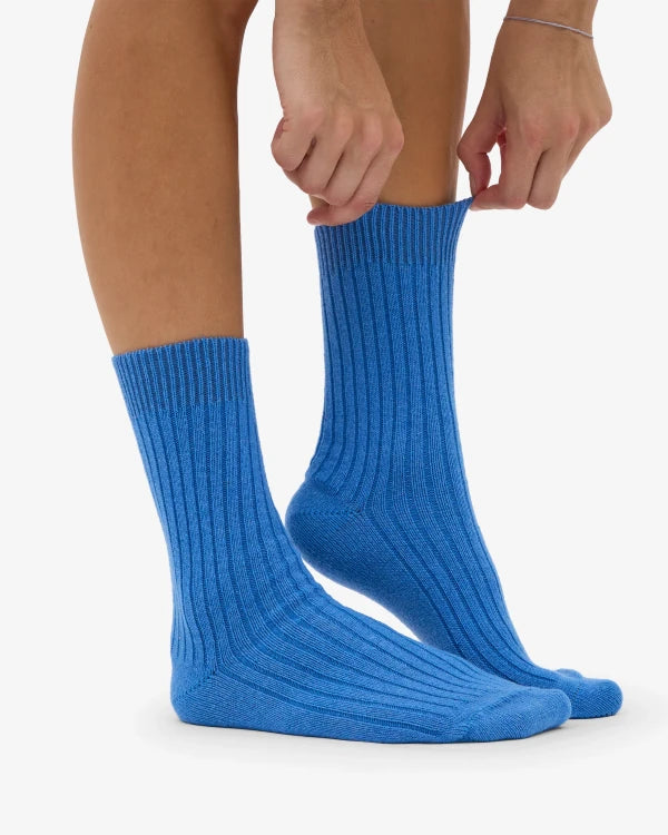 Colorful Standard - Merino Woll Socken Pacific Blue