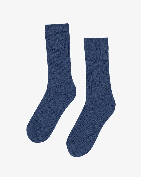 Colorful Standard - Merino Woll Socken Petrol Blue