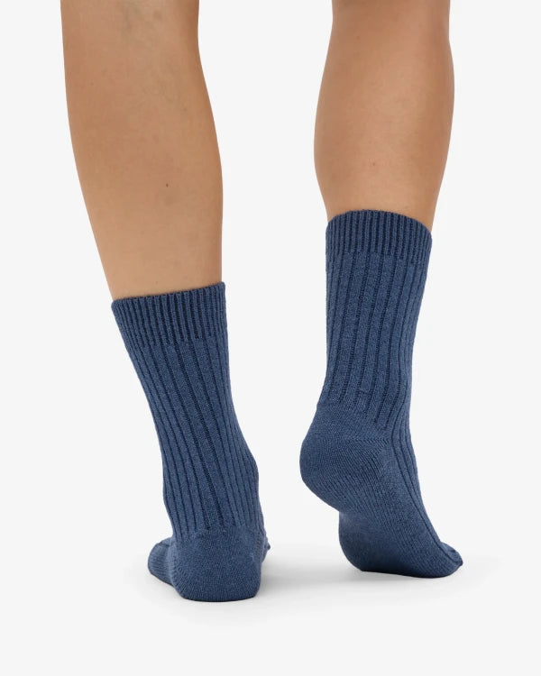 Colorful Standard - Merino Woll Socken Petrol Blue