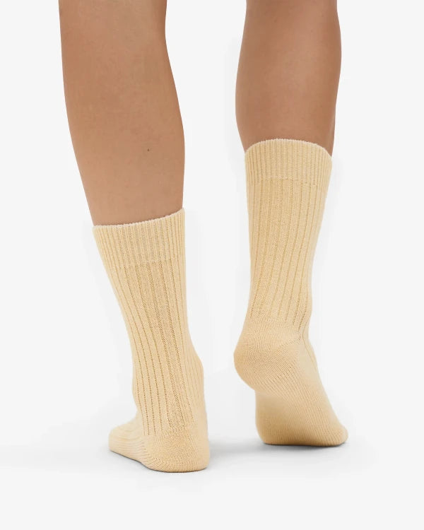 Colorful Standard - Merino Woll Socken Soft Yellow