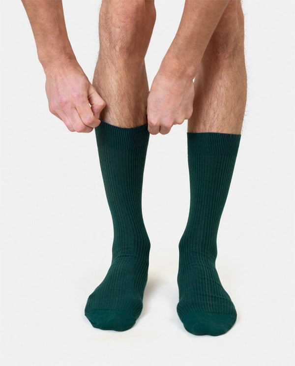 Classic Organic Socks Emerald Green