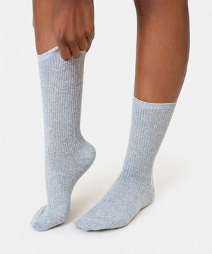 Classic Organic Socks Heather Grey