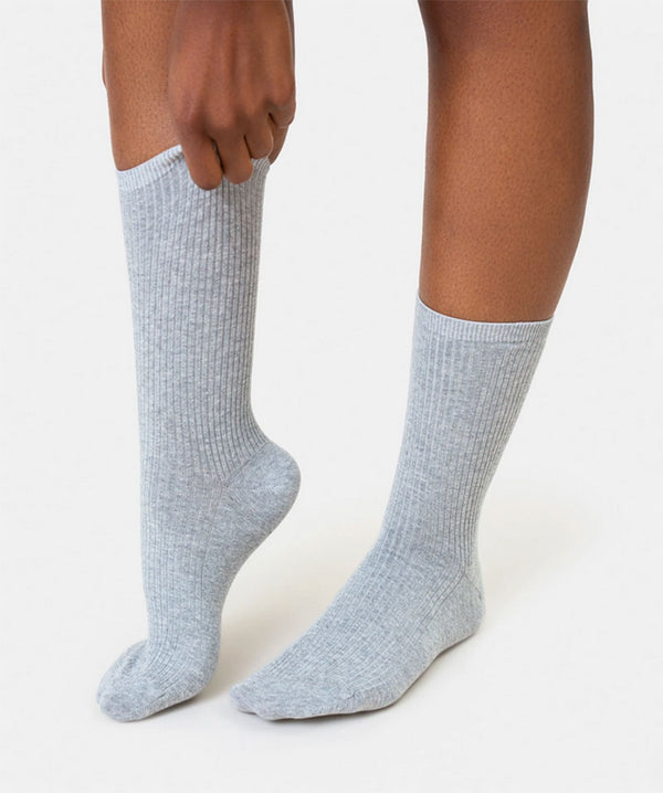 Classic Organic Socks Heather Grey
