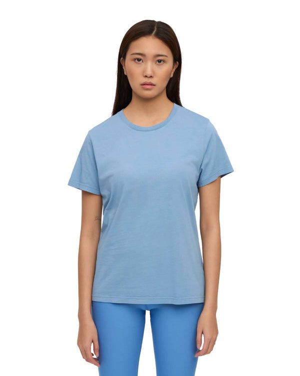 Woman Light Organic T-Shirt Seaside Blue