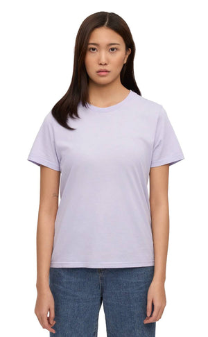 Woman Light Organic T-Shirt Soft Lavender