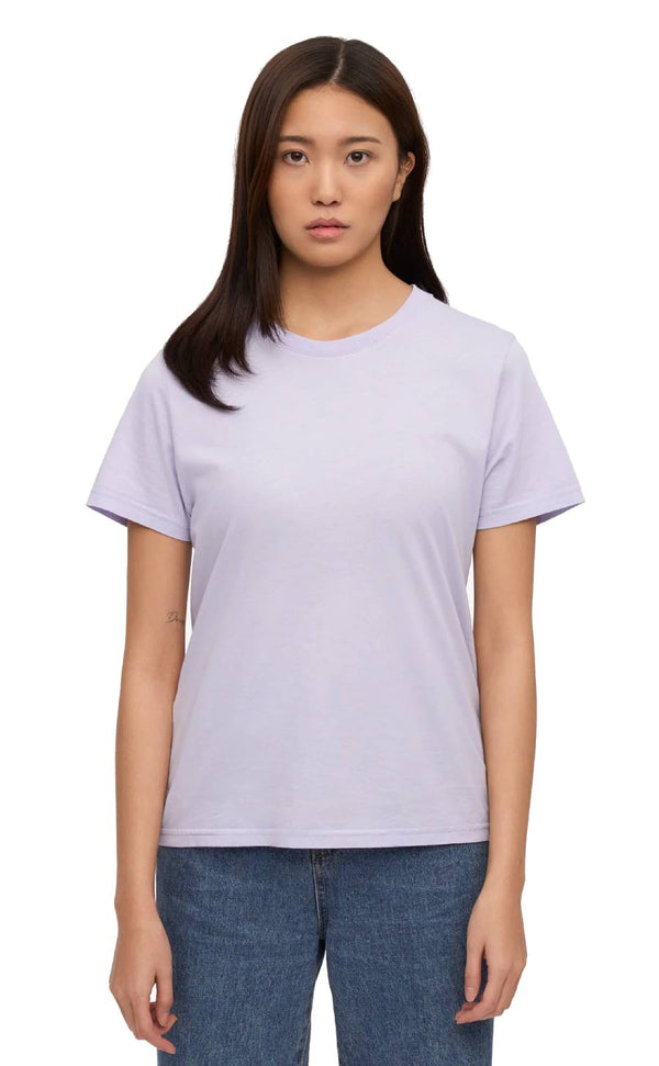 Woman Light Organic T-Shirt Soft Lavender