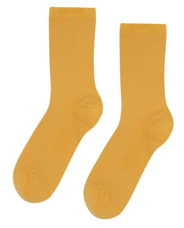 Classic Organic Socks Burned Yellow