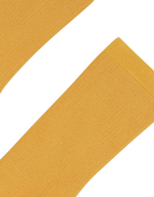 Classic Organic Socks Burned Yellow