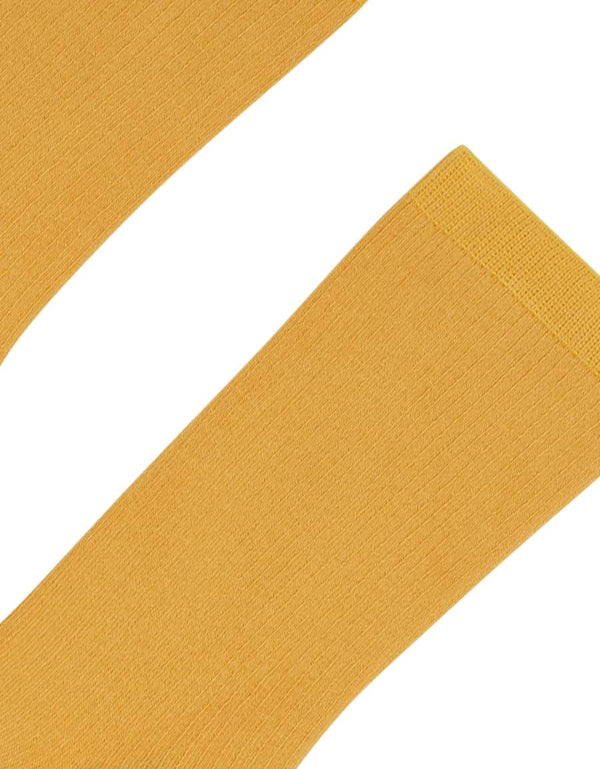 Classic Organic Socks Burned Yellow