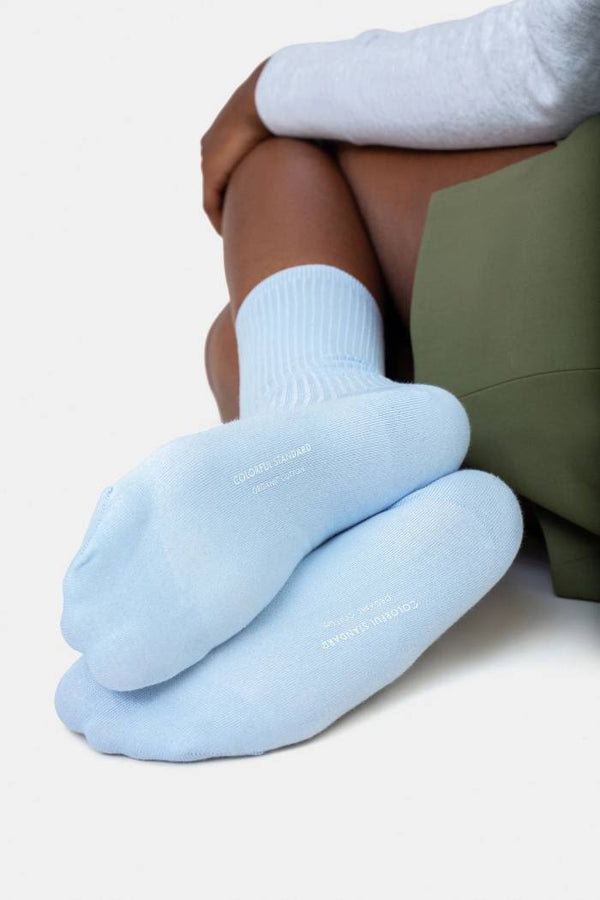 Classic Organic Socks Seaside Blue