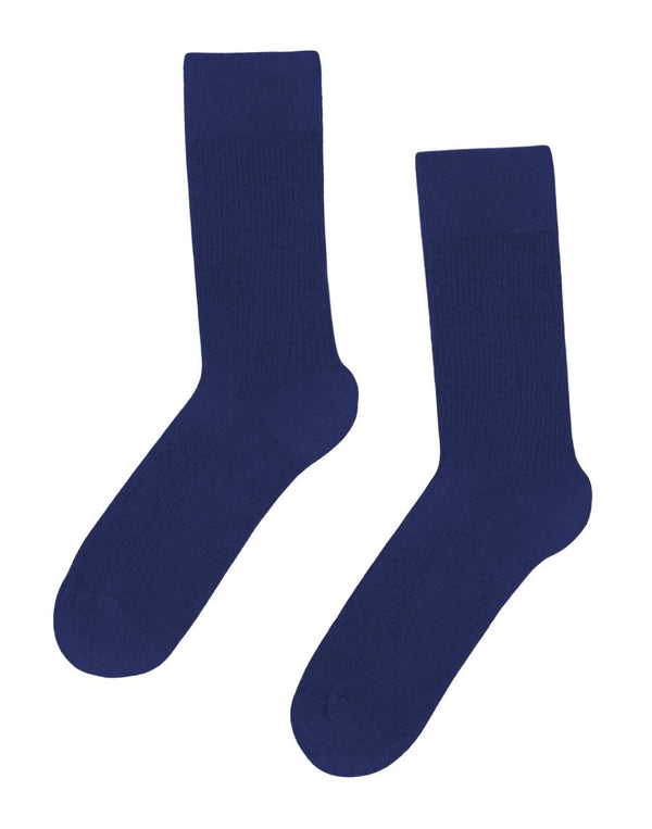 Classic Organic Socks Marine Blue