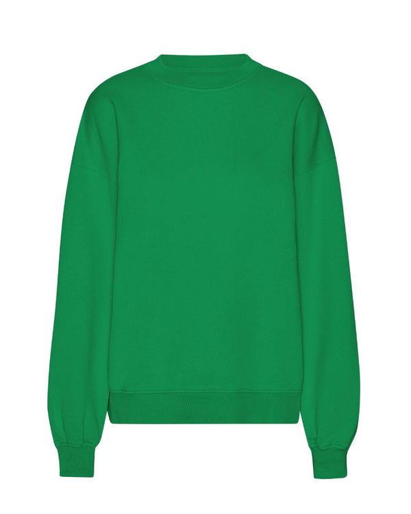 Organic Oversized Sweatshirt Kelly Green