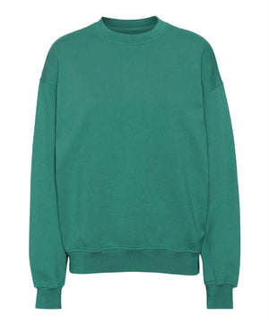 Organic Oversized Sweatshirt Pine Green