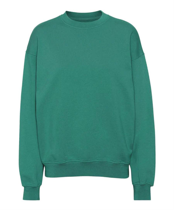 Organic Oversized Sweatshirt Pine Green