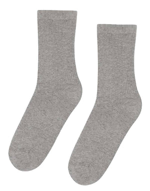 Classic Organic Socks Heather Grey