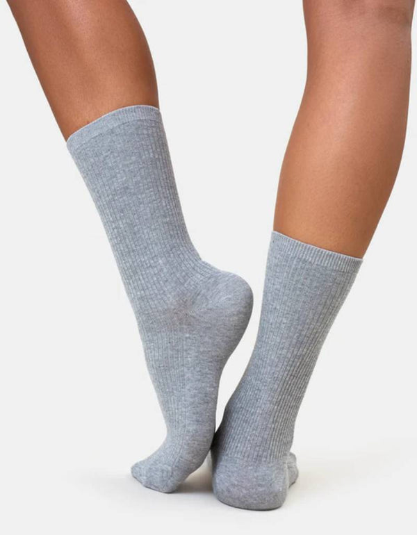 Classic Organic Socks Steel Blue